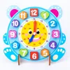 The digital clock is rich in color and highly entertaining, which can exercise babies' color recognition and visual ability, cultivate logical thinking ability, exercise early education enlightenment training, parent-child games, and cultivate self-discipline habits details Picture